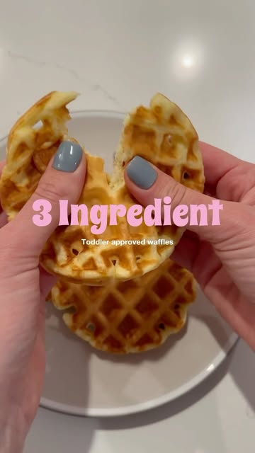 High Protein Waffles 👌
.
The whole fam can enjoy this one!