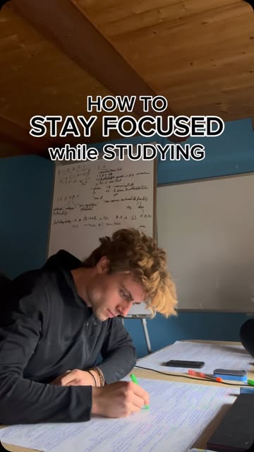Here are some Quick tips on How to Stay focused while studyi