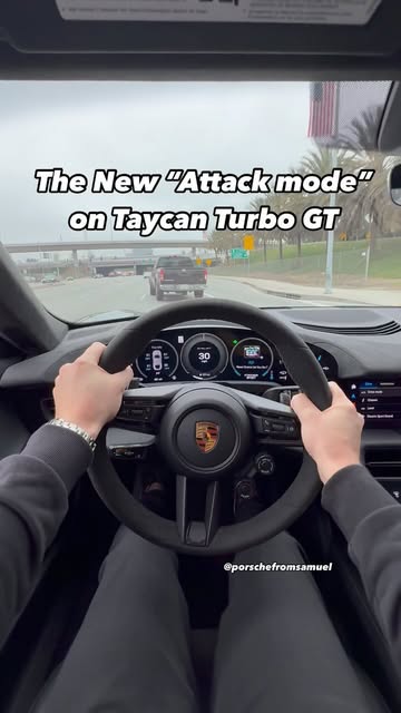 Taycan Turbo GT featuring ATTACK MODE!💀
.
#porschetaycan #t