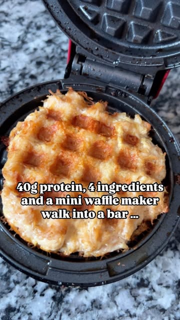 No joke! 😂 You all know how much I LOVE my mini waffle make