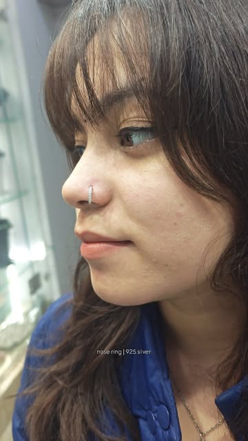 ✨ styling 925 silver studded nose ring ✨ which one do you pr