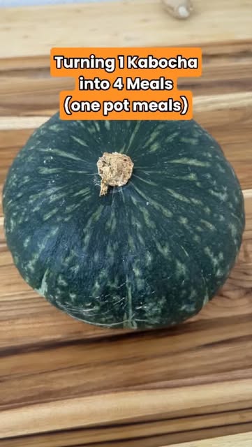 Kabocha can last for a month uncut, but once you heat it up