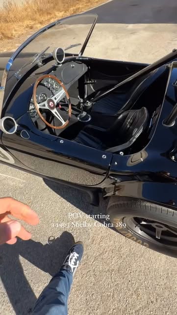 POV starting a 1963 Shelby Cobra 289 🏁
🚗 @canepacollectorc