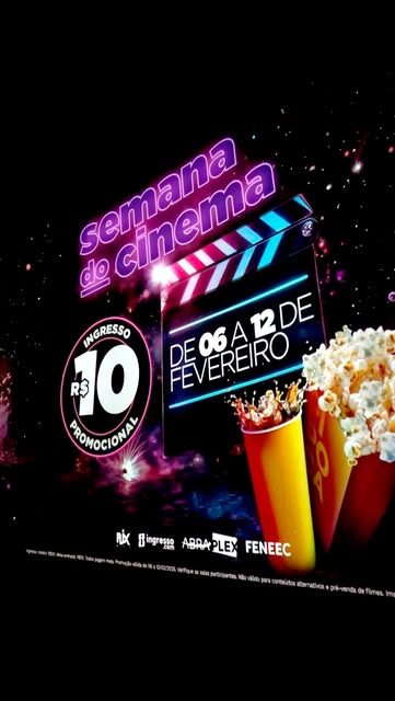 🎬✨ SEMANA DO CINEMA NO CINE ARAÚJO – INGRESSOS A R$10! ✨🎬