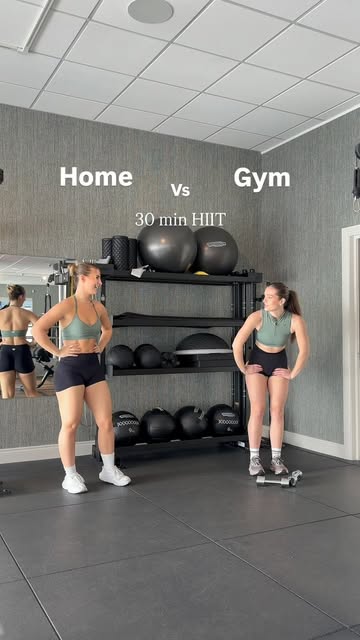 Home vs Gym - 30 min HIIT workout ⏳
Short on time? We got y