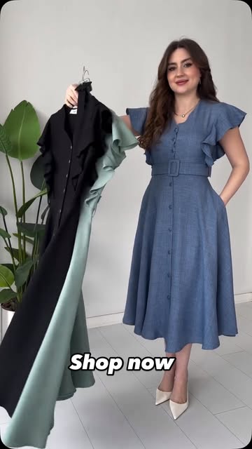 "Step into elegance with our stunning dress, now available f