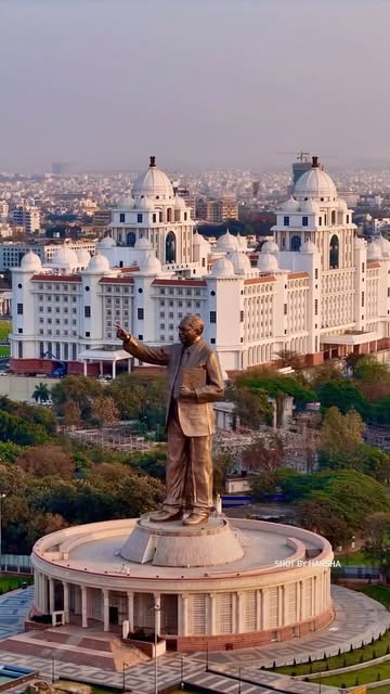 Dr. B. R. Ambedkar Statue - Hyderabad
.
Don’t repost on fee