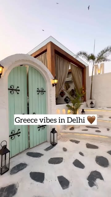 Aesthetic Cafe, Greece Vibes & Yummy Mediterranean Food! 😍