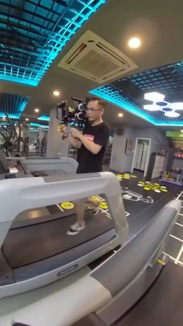 Camera workout routine! #treadmill #stabilize #filmmaking #c