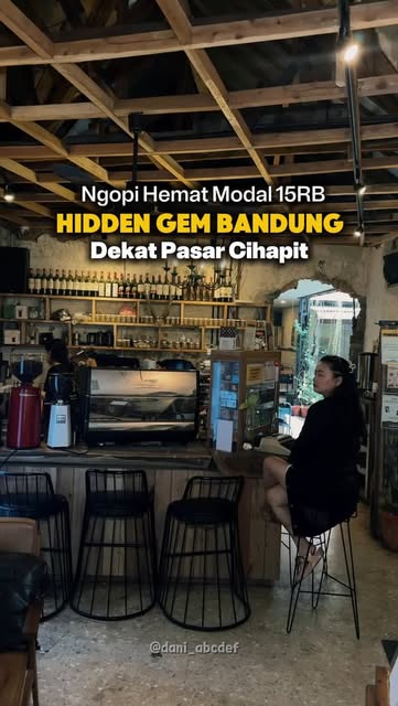 Hidden gem tempat ngopi di Bandung dengan harga pelajar. Har