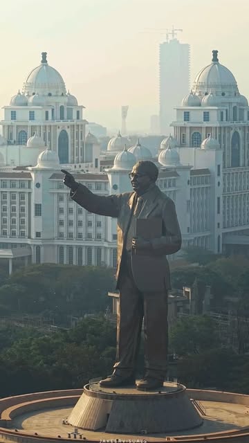 Dr. B.R. AMBEDKAR STATUE , HYDERABAD
Honouring the visiona
