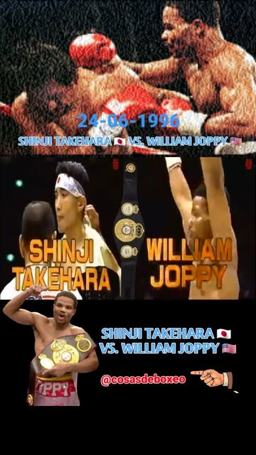 24-06-1996
TKO 9โฃ
Shinji Takehara ๐ฏ๐ต vs. William Joppy ๐บ๏ฟฝ
