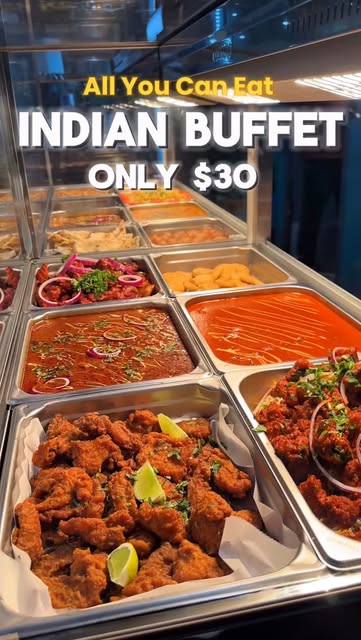 The Newest MUST-TRY All-You-Can-Eat Indian Buffet! 🇮🇳
📍