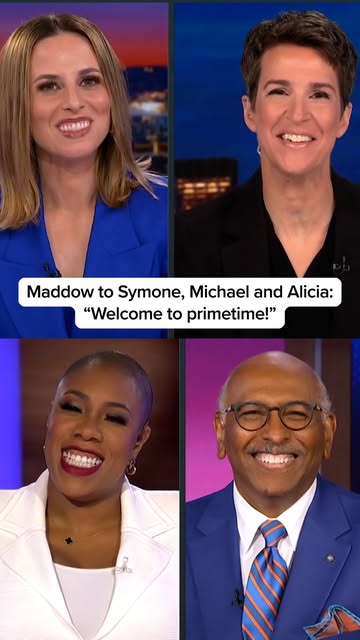 @maddowmaddow welcomes the new co-hosts of @weeknightmsnbc @