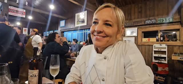 Jimena Monteverde en la Zaina Restaurante.
Sábado muy especi