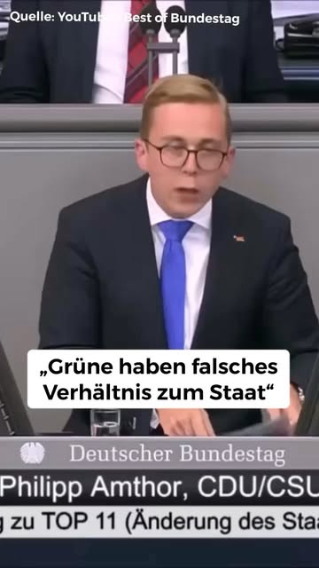 Amthor über Grüne und falsche Integration #stimmt #nachricht