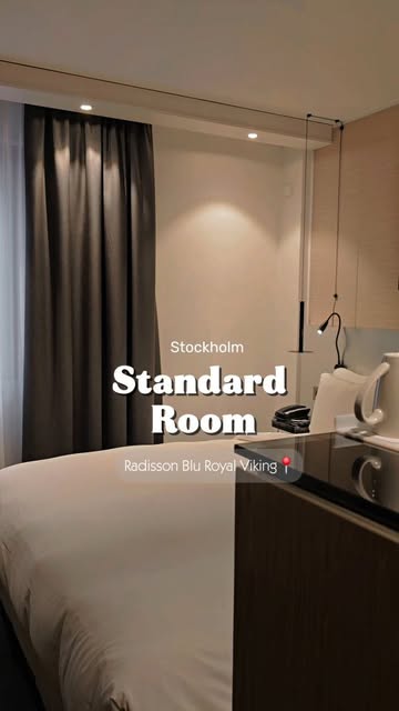 Roomtour - Radisson Blu Royal Viking - 📍Stockholm
- 13qm
-