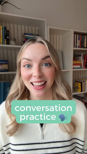 Practice having a conversation with a native speaker on the
