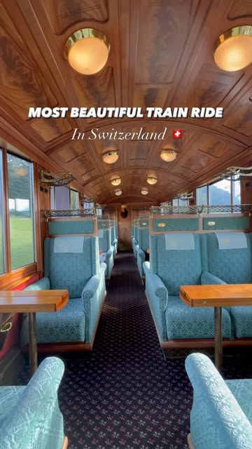 Most Beautiful Train ride in Switzerland 🇨🇭 Save this post