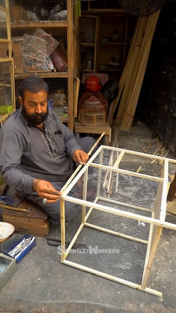Crafting Wooden Pigeon Home | Bird's Cage