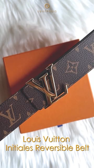 Louis Vuitton Initiales Reversible Belt. WhatsApp Luxepolis