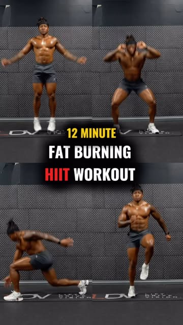 Try this 12 minute fat burning HIIT workout 🔥Torch calories