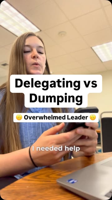 Delegating isn’t dumping 🚨
If you’re offloading tasks with