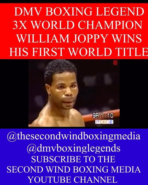 @williamtorelle Joppy won his first of three WBA middleweigh