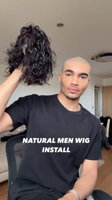 @dylanswigcloset wavy curls for the day 🖤 | wig install tut
