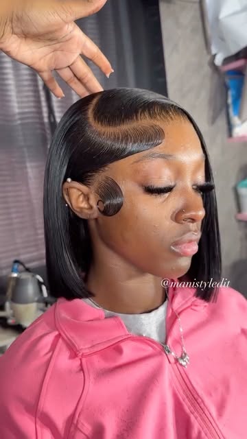 Them edges are perfection😍😍💗💗 Bob season is every season