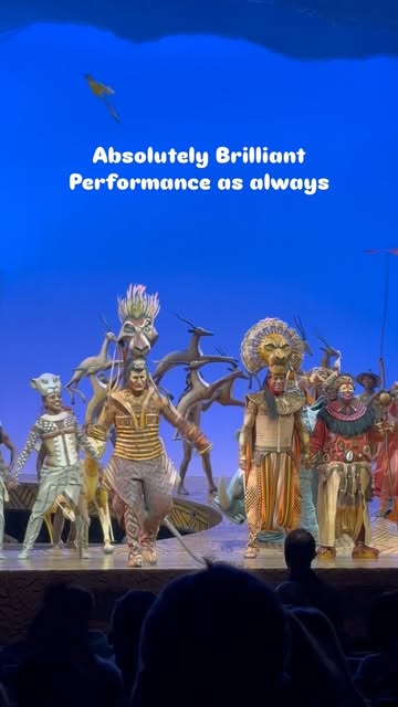 Absolutely Brilliant Performance as always!!! The Lion King