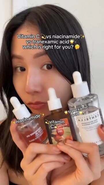 Vitamin C 💫 vs niacinamide ✨ vs tranexamic acid 🌟
Product