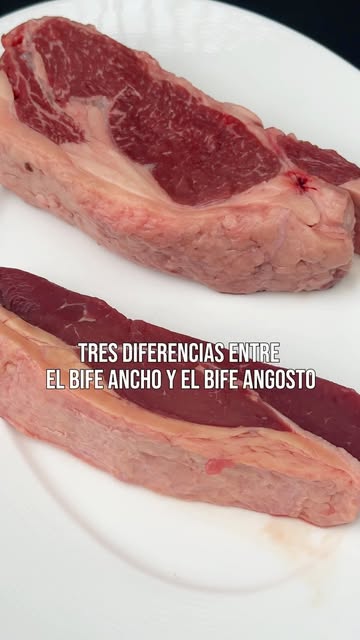 Tres diferencias entre bife ancho y bife angosto. A ti cuál