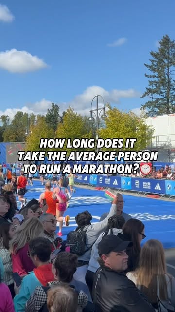 How long does it take the average person to run a marathon?⏰
