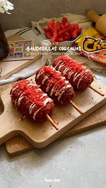 — Banderillas coreanas fáciles con Cheetos Flamin’ Hot® —