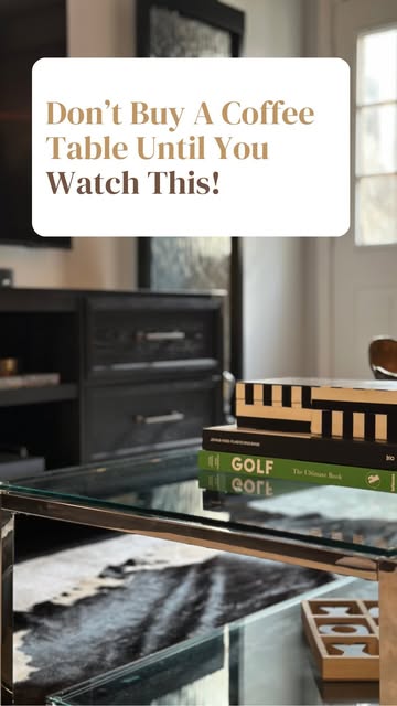 Have you ever purchased the wrong coffee table shape? How’d