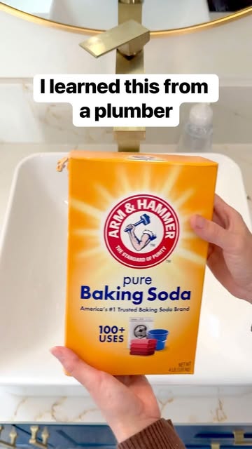I use a diy drain cleaning method using baking soda, vinegar