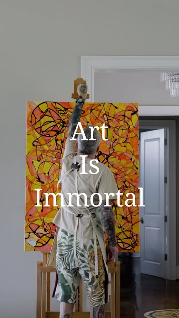 Life Blinks. Art Lingers.