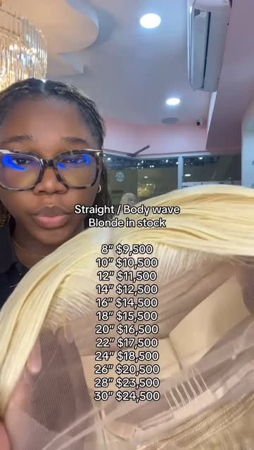 Blonde in stock and di place tun up!🔥💁🏽♀️ Straight or bo