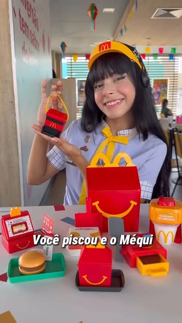 🎉 Chegou a nova coleção “Brincando de Méqui” no McLanche Fe
