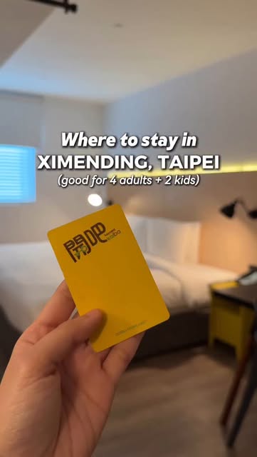 Perfect hotel room to stay if you’re heading to Taipei with