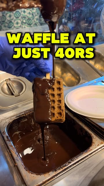 ‼️Waffel at just 40rs‼️
Follow : @the_foodraja for more su