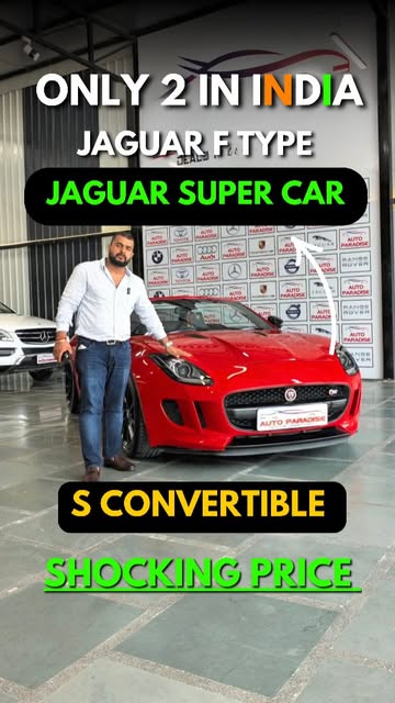 ONLY 2 IN INDIA 🇮🇳
💥💥Jaguar f type s convertible 💥
💥