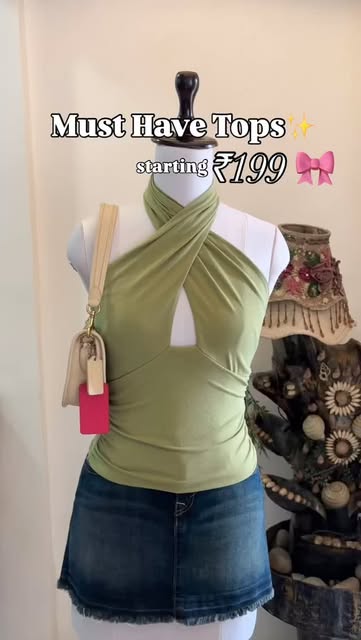 pretty tops starting at just ₹199!✨
dropping this Sunday 👀�