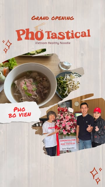 Congrats for grand opening Pho Tastical… 🍜🥓🌱💫
Resep ote
