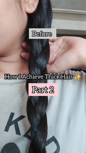 ✨ How I Achieve Thick Hair — PART 2 🌿
There was a time I wa