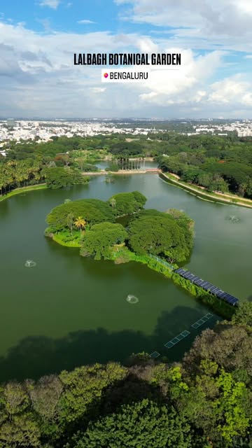 Lalbagh Botanical Garden in Bengaluru is a 240-acre green ha
