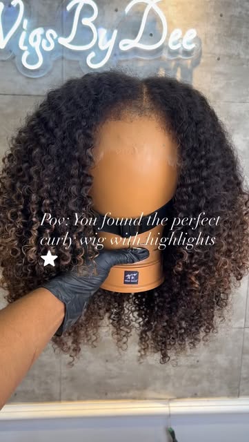 You said you wanted a curly wig that look natural…. I added