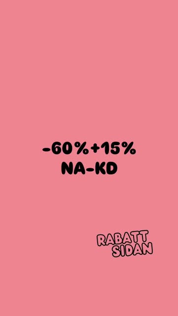 💖Glöm inte att kolla stories för mer rabatter
NA-KD - Upp