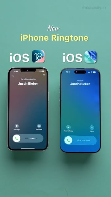 iPhone iOS 26 vs iOS 18 Ringtone Comparison (All New Sounds!